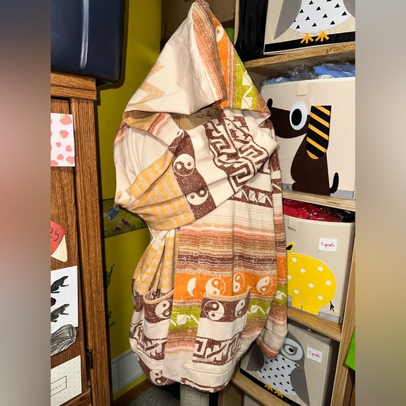 ☀️🧡💛🤎NWT URBAN OUTFITTERS DBG Open Front Jacket with pockets and hood - Picture 9 of 14